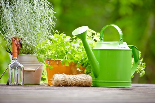 User adjusting cookie preferences on a gardening service website